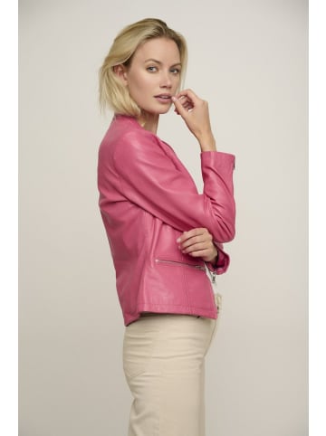 RINO&PELLE Lederjacke für Damen in Rosa