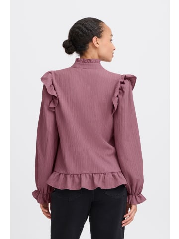 b. young Kurzarm-Bluse BYJULIANA Regular fit in Dusky Orchid