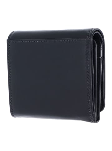 Golden Head Polo Geldbörse RFID Schutz Leder 10 cm in marineblau