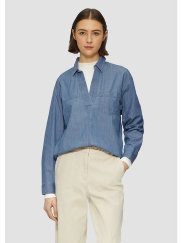 s.Oliver Bluse langarm in Blau
