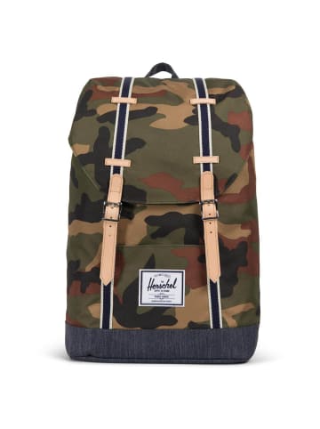 Herschel Retreat 19.5 - Rucksack 15" 43 cm in woodland camo dark denim