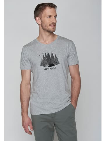 GreenBomb T-Shirt Nature Keep in Heidekraut Grau