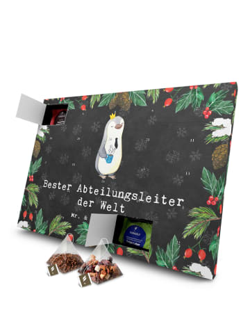 Mr. & Mrs. Panda Tee Adventskalender Pinguin Bester Abteilungsle... in Kreidetafel