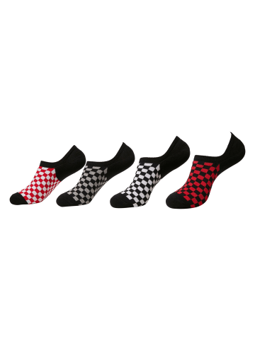 Urban Classics Socken in black+white+red+grey