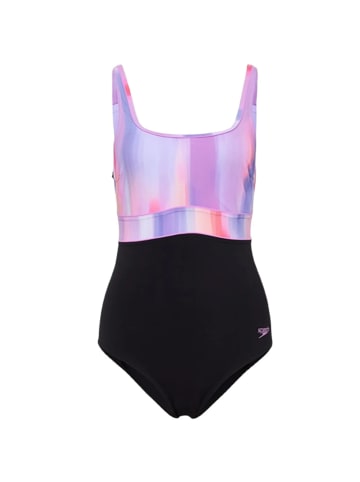 Speedo SPDSCU CNTR ECLIPSE Badeanzug in Schwarz-Violett