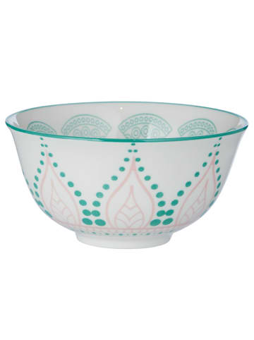 Butlers Schale ORNAMENTS 6er-Set in Grün / Pink