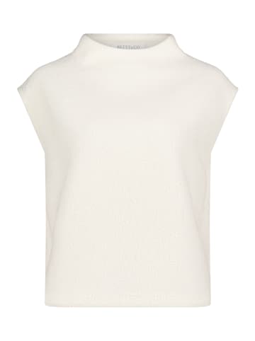 BETTY & CO Sweatshirt mit Seitenschlitzen in Rohweiß