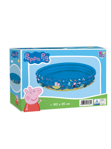 WEHNCKE Peppa Pig 3-Ring-Pool in Blau ab 3 Jahre