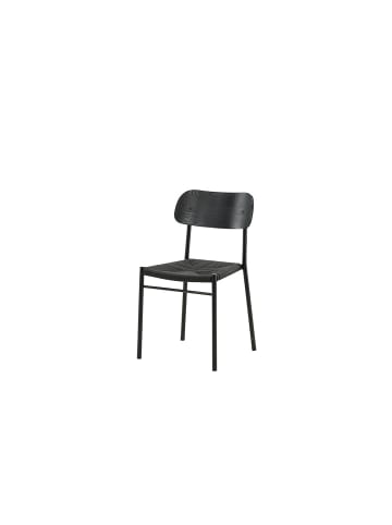 ebuy24 Esszimmerstuhl Polly Schwarz 2er Set