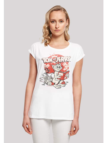 F4NT4STIC T-Shirt Tom and Jerry TV Serie Rocket Prank in weiß