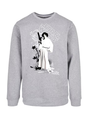 F4NT4STIC Sweatshirt Star Wars Leia Weapon in grau meliert