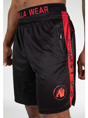 Gorilla Wear Shorts - Atlanta - Schwarz/Rot