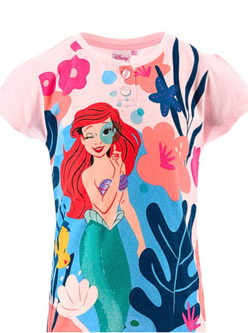 Disney Princess Schlafanzug kurz Disney Princess Arielle in Rosa