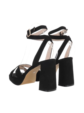 Ital-Design High-Heel Sandalette in Schwarz