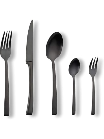 Echtwerk 30 tlg. Set Tafelbesteck "Avelino" in Schwarz