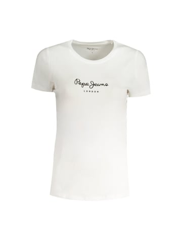 Pepe Jeans Weiß Damen T-Shirt aus Baumwolle