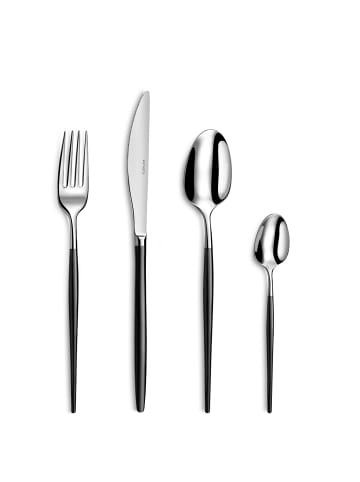 Amefa 16-tlg. Besteckset SOPRANO in schwarz