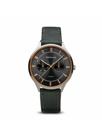 Bering Analoguhr für Herren in Schwarz