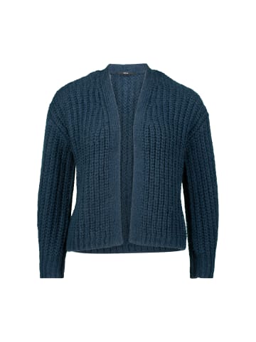 Zero  Grobstrickjacke offener Style in Teal Ocean