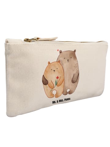 Mr. & Mrs. Panda Federtasche Bären Liebe ohne Spruch in Weiß
