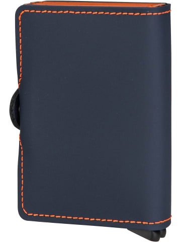 Secrid Geldbörse Twinwallet Matte in Night Blue-Orange