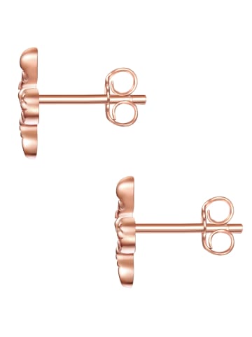Glanzstücke München Ohrstecker Schlange Sterling Silber in roségold
