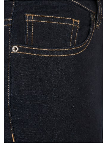 Urban Classics Urban Classics Damen Ladies Organic High Waist Skinny Jeans in darkblue raw