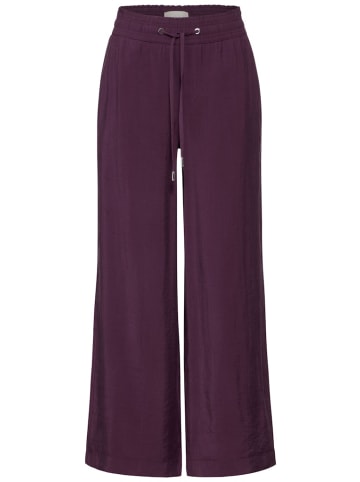 Street One Wide Leg Hose in Violett