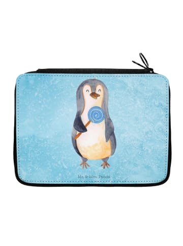 Mr. & Mrs. Panda Stiftetasche Pinguin Lolli ohne Spruch in Eisblau