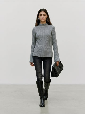 Vero Moda Strickpullover in Medium Grey Melange
