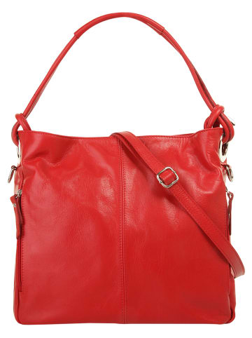 Samantha Look Shopper echt Leder in rot