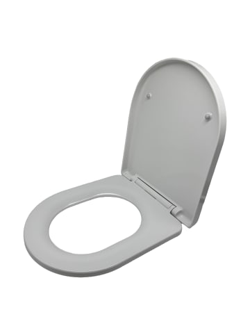 relaxdays Toilettendeckel in Weiß - (B)36 x (T)42 cm