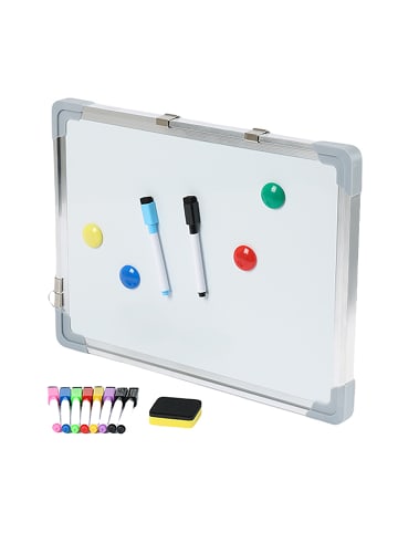 relaxdays Whiteboard Set einseitig magnetisch
