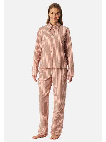 Schiesser Schlafanzug Selected Premium in Terracotta