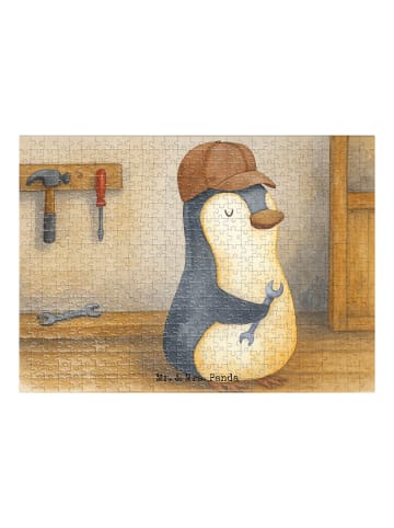 Mr. & Mrs. Panda Puzzle Wenn Papa es nicht reparieren kann, sind... in Weiß