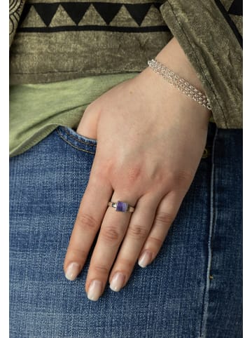 mantraroma 925er Silber - Ringe mit Amethyst