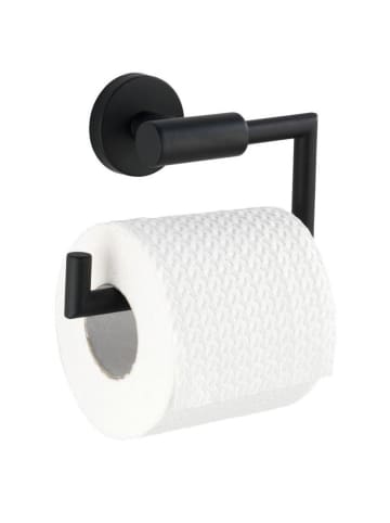 Wenko Toilettenpapierhalter BOSIO in Schwarz, (B) 15 x (H) 10,5 x (L) 6,5 cm