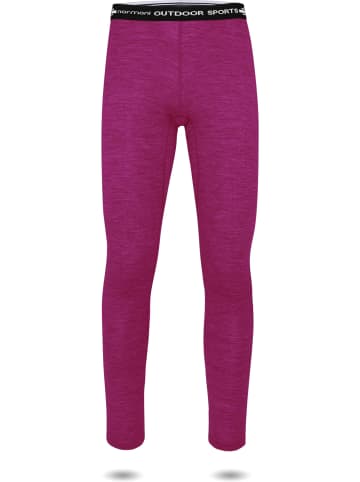 Normani Outdoor Sports Kinder Merino Unterhose Mackay in Fuchsia