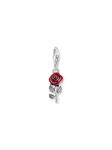 Thomas Sabo Charm-Anhänger in silber, rot