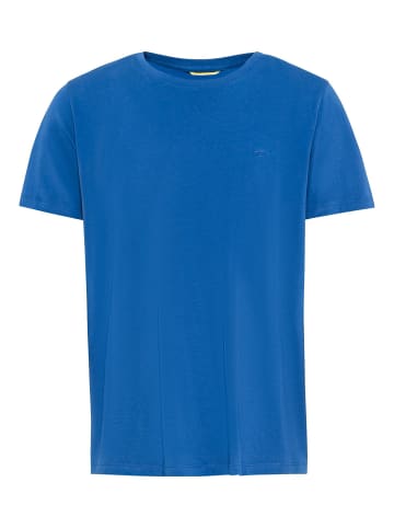 Camel Active Kurzarm T-Shirt aus Organic Cotton in Blau