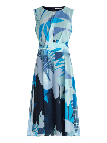 BETTY & CO Midikleid ohne Arm in Dunkelblau/Blau