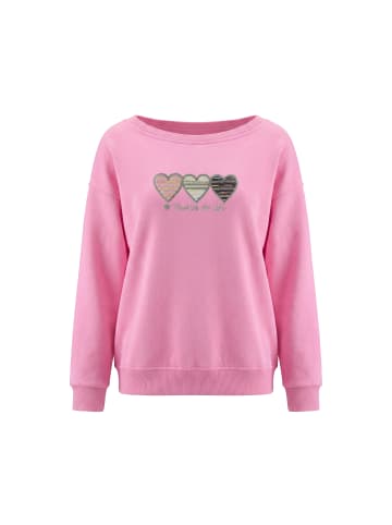 myMo Women Sweatshirt in Pink