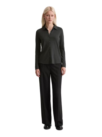 Marc O'Polo Jersey-Bluse regular in Dark Grey Melange