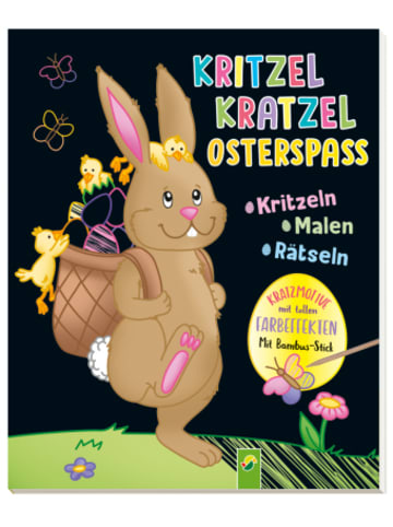 Schwager & Steinlein Papeterie/PBS - Kritzel-Kratzel-Osterspaß. Kratzbuch für Kinder ab 5