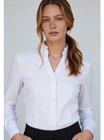 More & More Stretchbluse in white