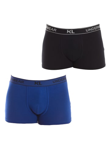 Kisses and Love 2er-Set: Boxershorts in Blue