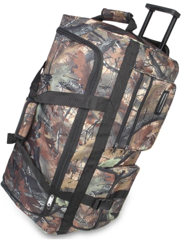 normani Reisetasche mit 3 Rollen 80 Liter in Forest