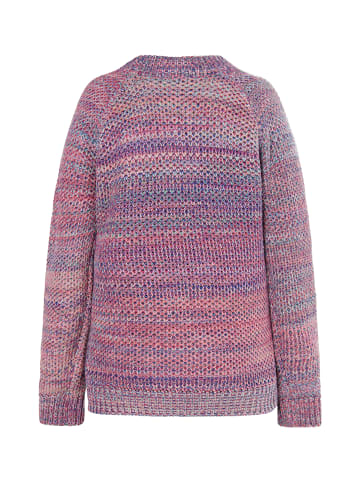 IZIA Damen Strick Pullover in Pink Mehrfarbig