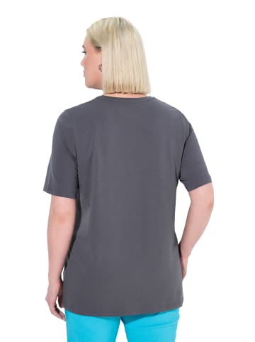 Ulla Popken Shirt in graphitgrau