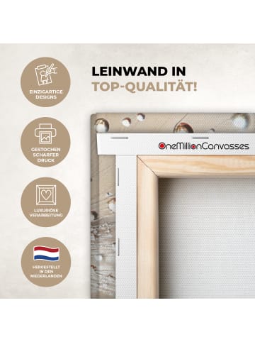 MuchoWow Leinwand Bilder Tropfen